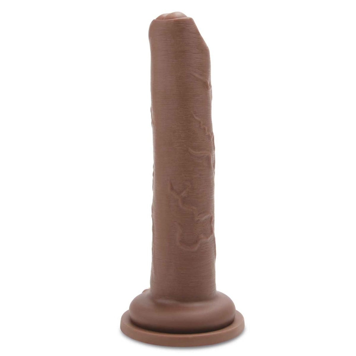 Me You Us Uncut Ultra Cock 8" Caramel Realistic Dildo with Suction Cup Base Me You Us - For Me To Love