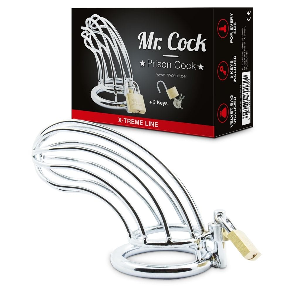 Mr cock Mr Cock Extreme Line Prison Silver 50mm