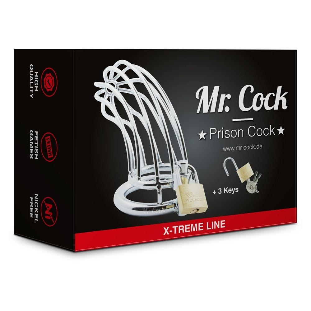 Mr cock Mr Cock Extreme Line Prison Silver 50mm