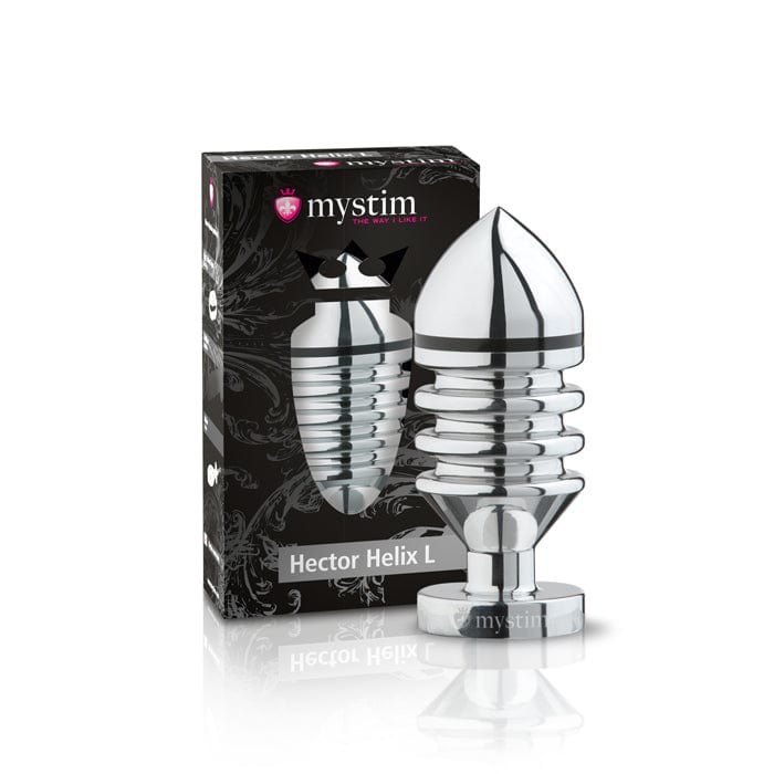 Mystim Electro Stimulation - Hector Helix Butt Plug | Choice of Large or Small Large Mystim - For Me To Love