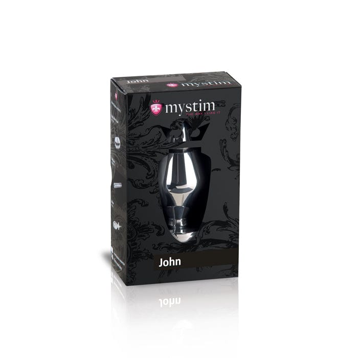 Mystim Electro Stimulation - John Butt Plug | Choice of Large or Small For Me To Love - For Me To Love