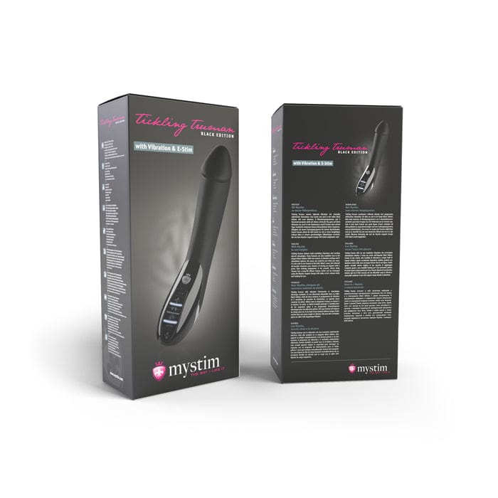 Mystim Tickling Truman Estim Vibrator Black Edition Mystim - For Me To Love