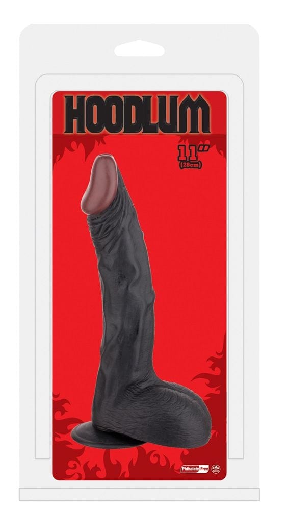 Nanma - Hoodlum Realistic Dildo with Suction Cup Base | Black 11.5 inches Nanma - For Me To Love