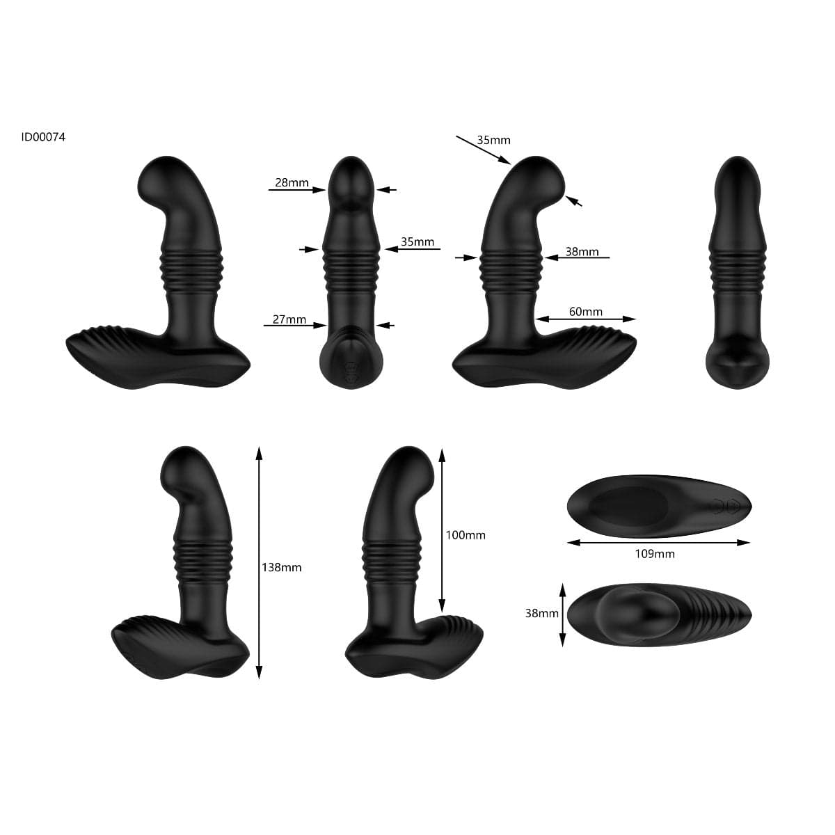 Nexus - Thrust Remote Control Thrusting Prostate Massager | USB Rechargeable Nexus - For Me To Love