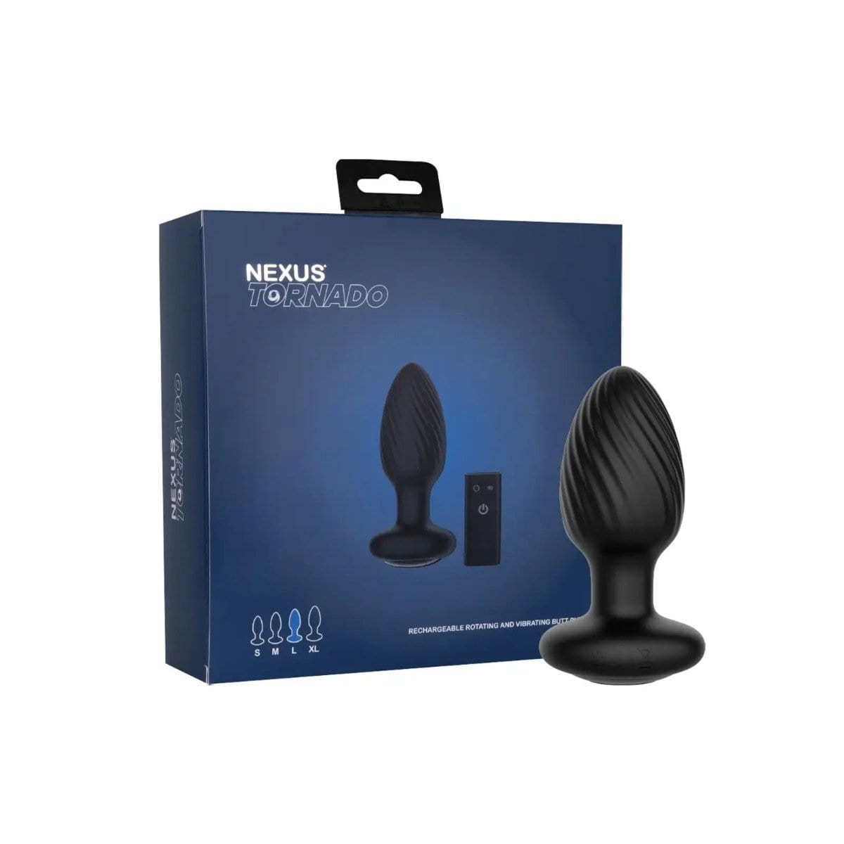 Nexus TORNADO - Rotating and vibrating butt plug with remote control | Large Nexus - For Me To Love