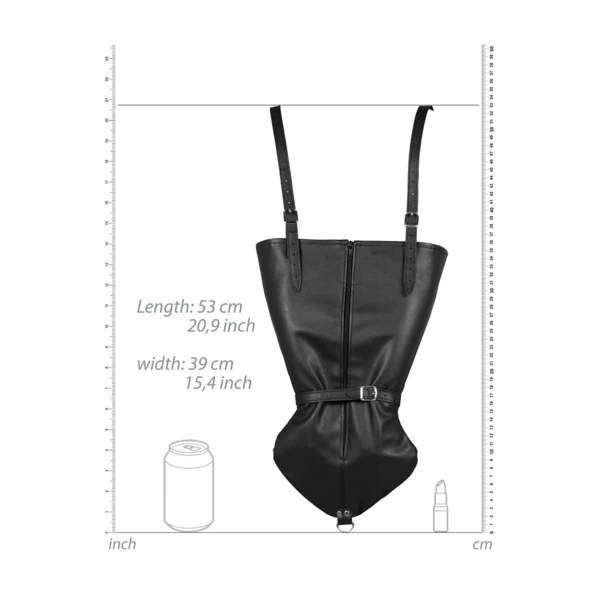 Ouch Extreme - Zip-up Full Sleeve Adjustable Arm Restraint | Black Ouch Xtreme - For Me To Love