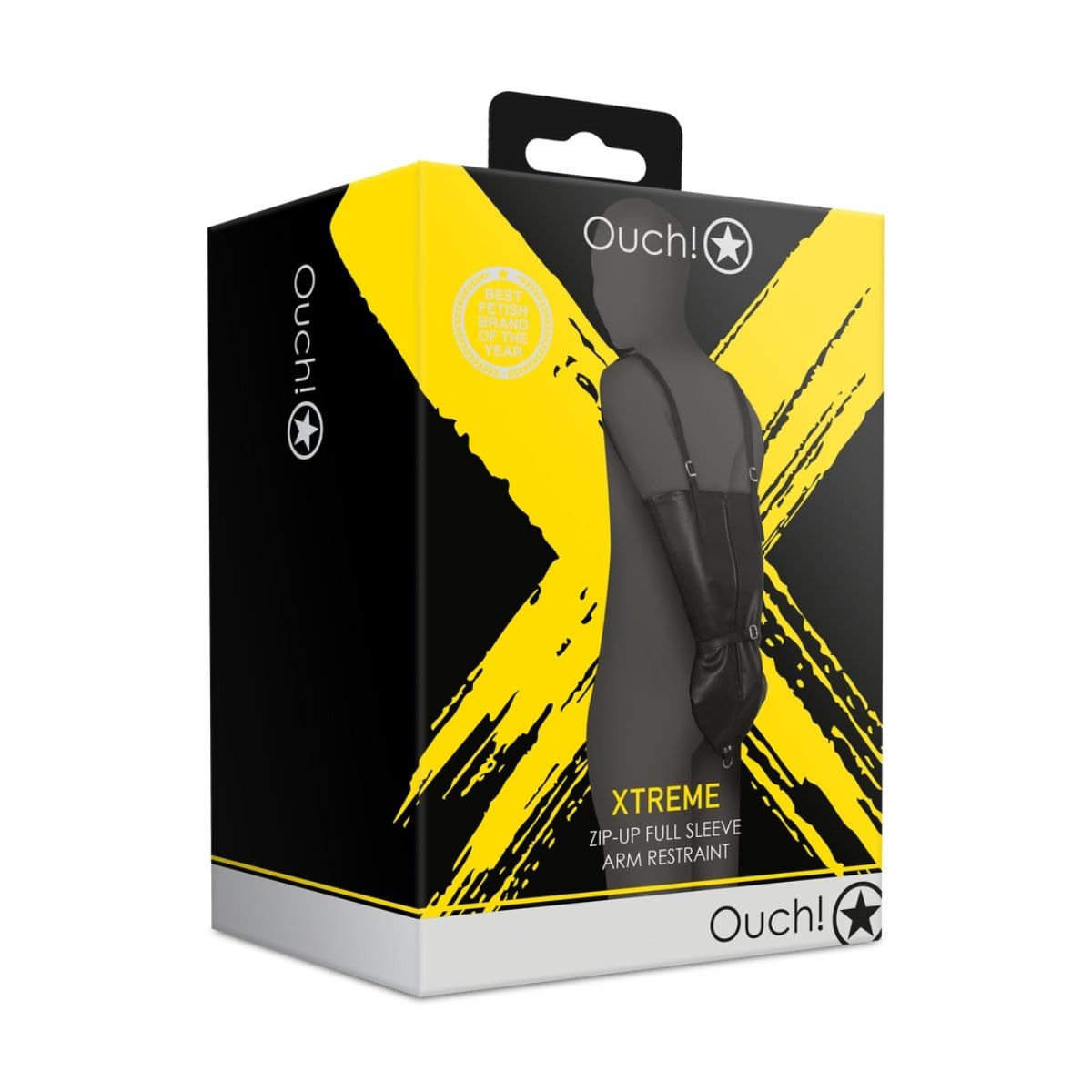 Ouch Extreme - Zip-up Full Sleeve Adjustable Arm Restraint | Black Ouch Xtreme - For Me To Love