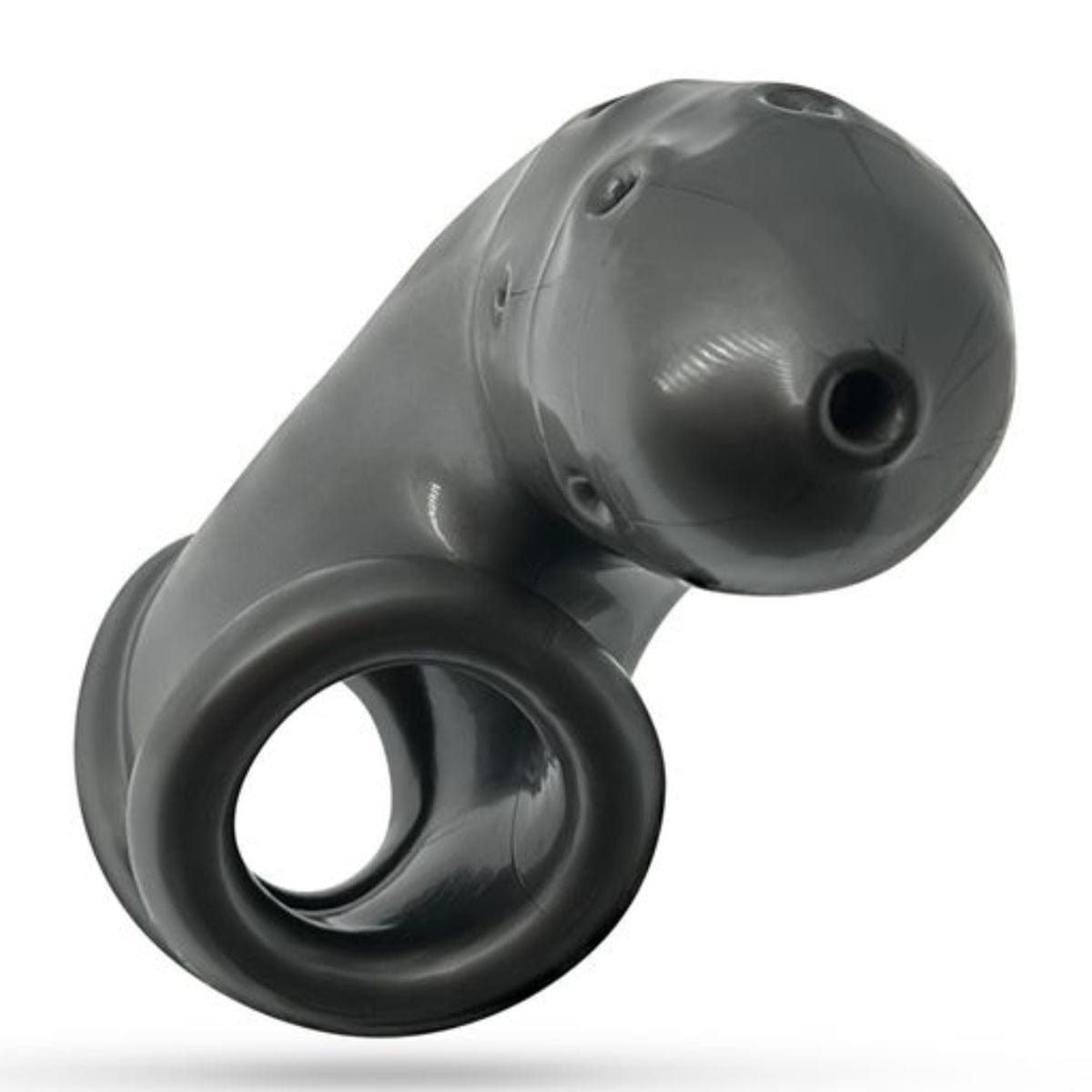Oxballs - AIRLOCK air-lite vented chastity BLACK STEEL | Length 4.5 inches Oxballs - For Me To Love