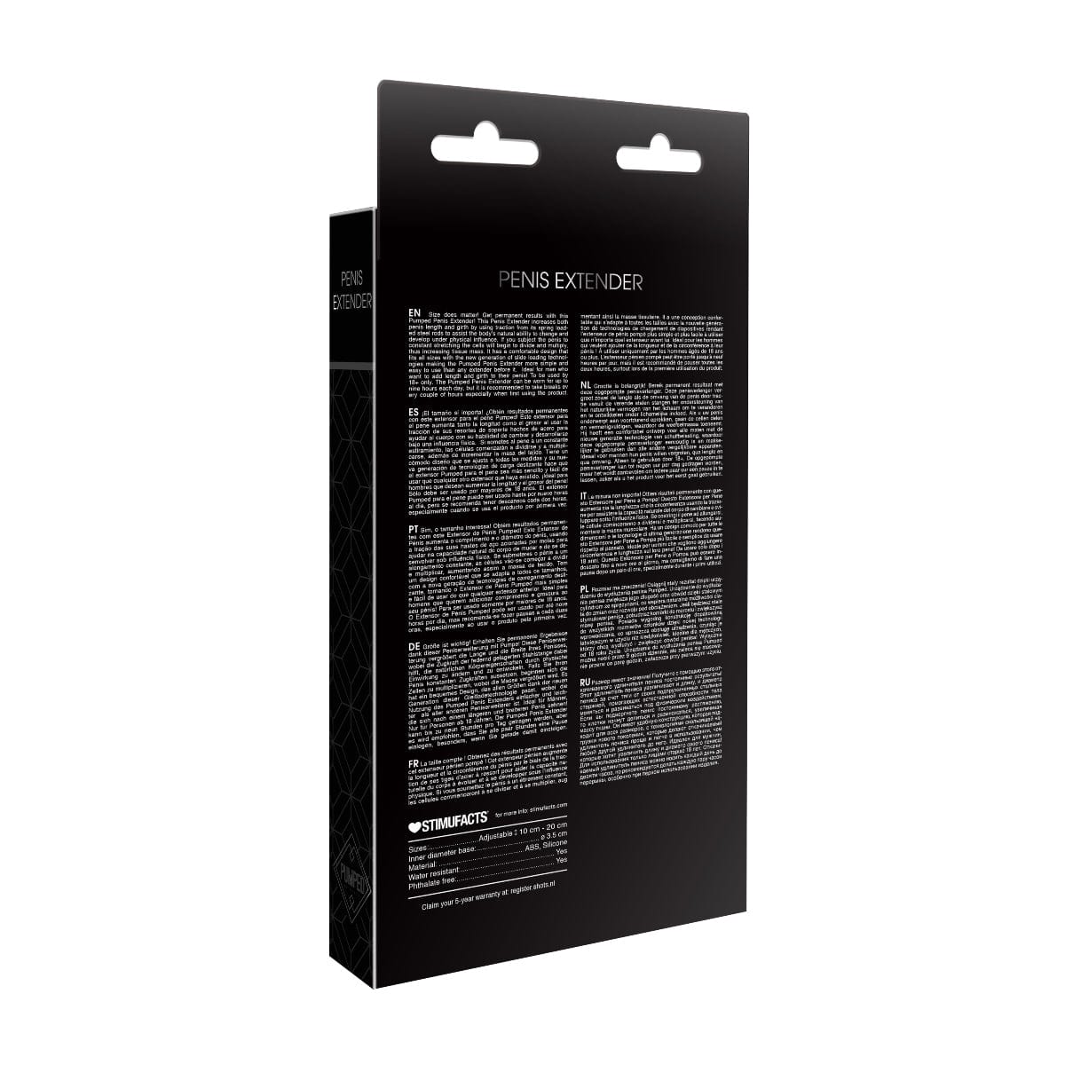 Penis Enlargement System - Black pumped - For Me To Love