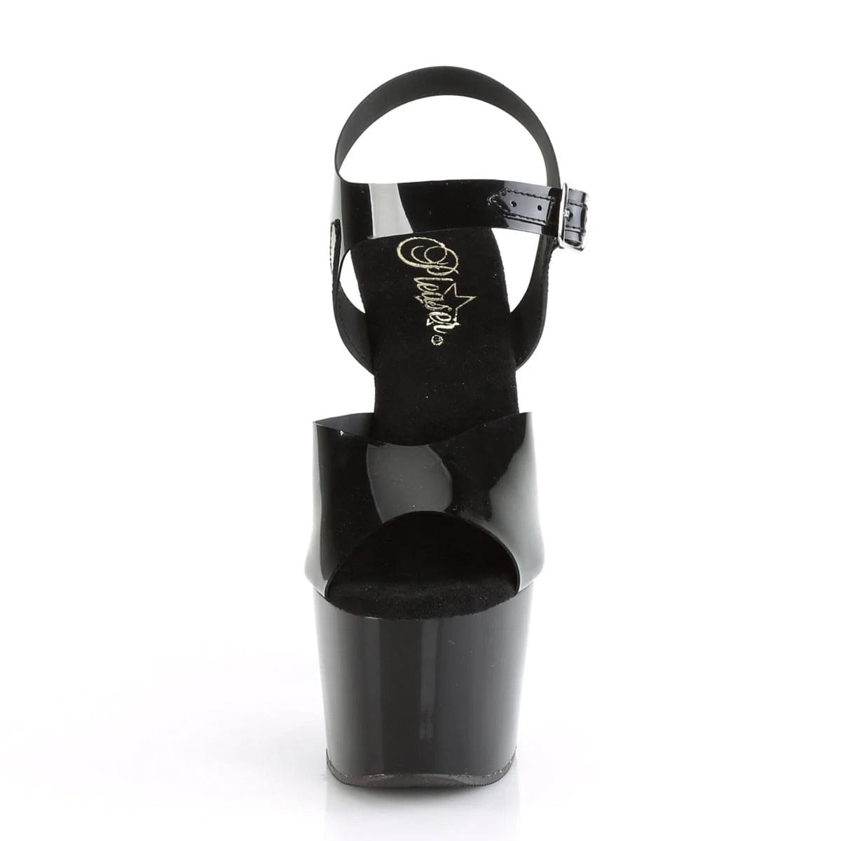 Pleaser - Adore 708N Black Platform Stilettos with 7 inch Heel | UK 2-11 Pleaser - For Me To Love