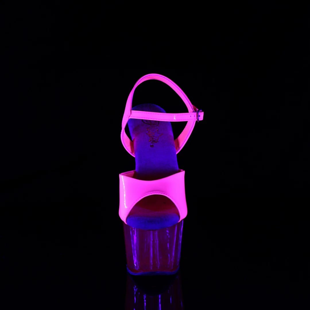 Pleaser - Adore 709UVT Hot Pink Platform Stilettos with 7 inch Heel | UK 2-9 Pleaser - For Me To Love