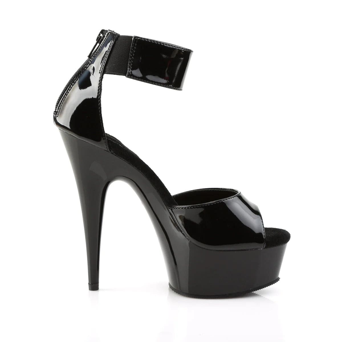 Pleaser - Delight 670-3 Patent Platform Stilettos with 6 inch Heel | UK 2-11 Pleaser - For Me To Love