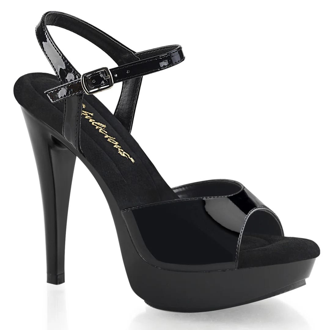 Pleaser Fabulicious - Cocktail 509 Black Platform Stiletto with 5 inch Heel | UK 2-11 Pleaser - For Me To Love