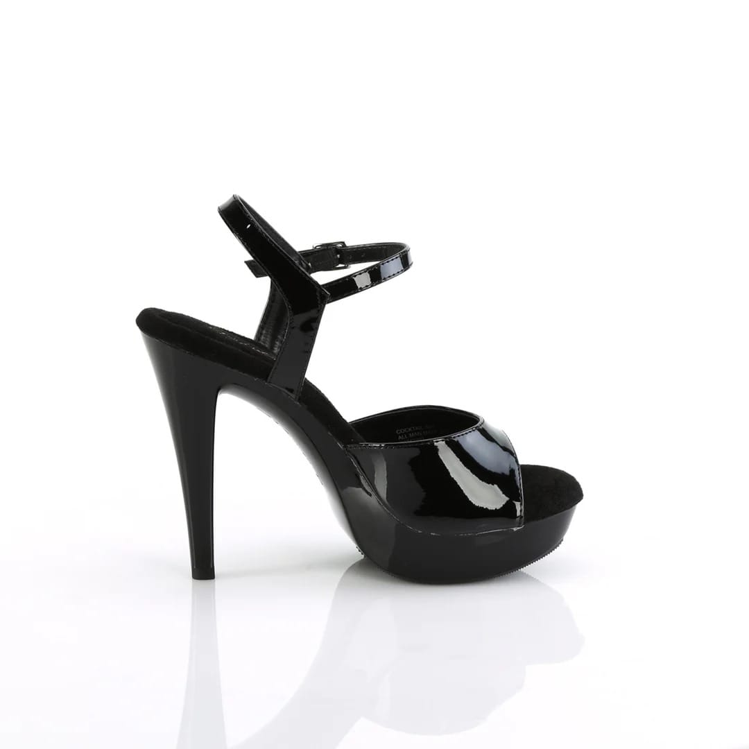 Pleaser Fabulicious - Cocktail 509 Black Platform Stiletto with 5 inch Heel | UK 2-11 Pleaser - For Me To Love