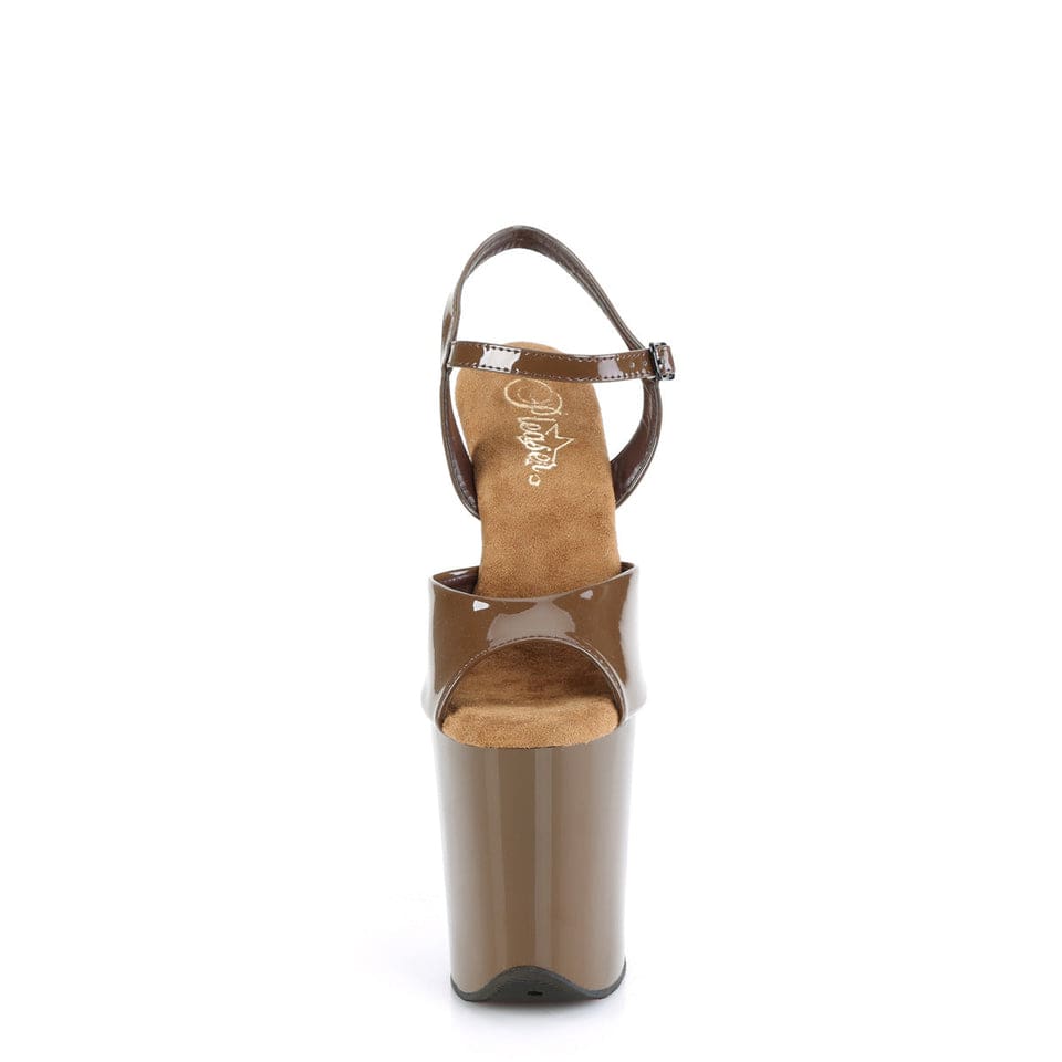 Pleaser - Flamingo 809 Brown Platform Stiletto's with 8 inch Heel | UK 3-11 Pleaser - For Me To Love