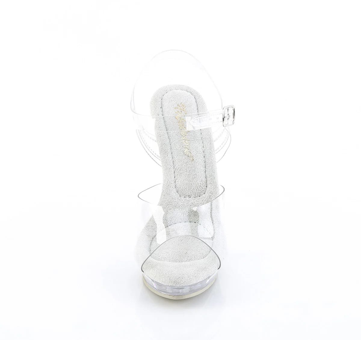 Pleaser - Lip 108 Light Gray Outsole & Clear Platform Stiletto with 5 inch Heel | UK 2-11 Pleaser - For Me To Love