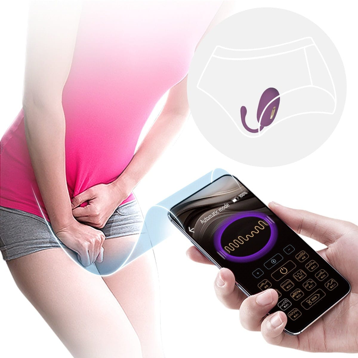 Pretty Love - Doreen Love Egg Vibrator with Stimulating Electro Shock Function | App Controlled Pretty Love - For Me To Love