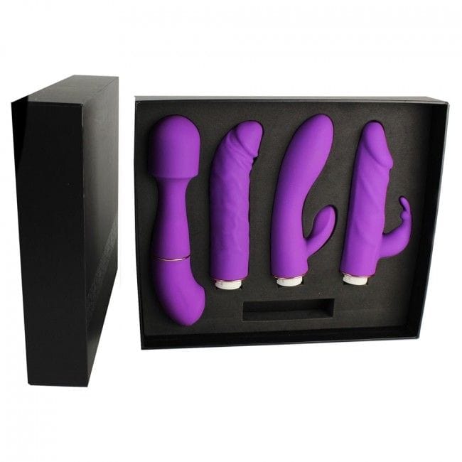 Private Collection - Ultimate Vibrator Kit with 4 Interchangeable Toys | USB Rechargeable Private Collection - For Me To Love