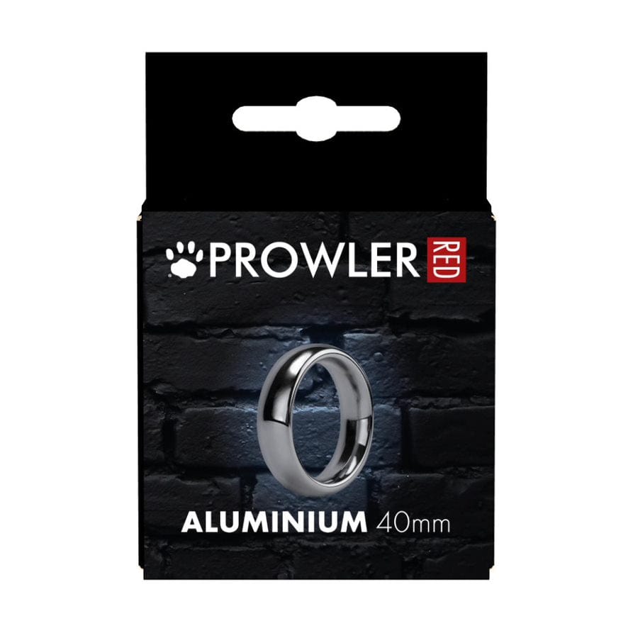 prowler red 40mm Prowler RED Silver Ring, choice of 3 sizes