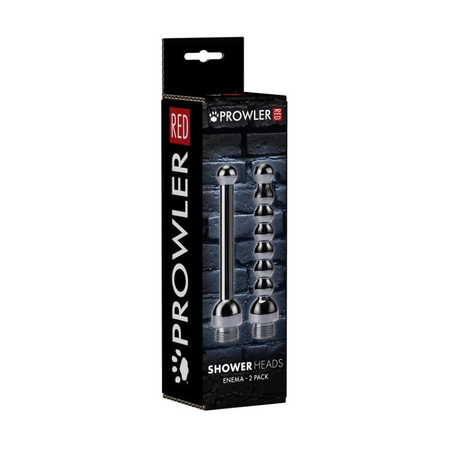 Prowler RED Aluminimum Shower Heads Anal Douche - Set of 2 prowler red - For Me To Love