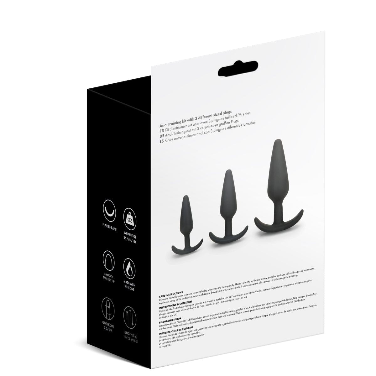 Prowler RED - Anal Training Butt Plugs | Set of 3 prowler red - For Me To Love