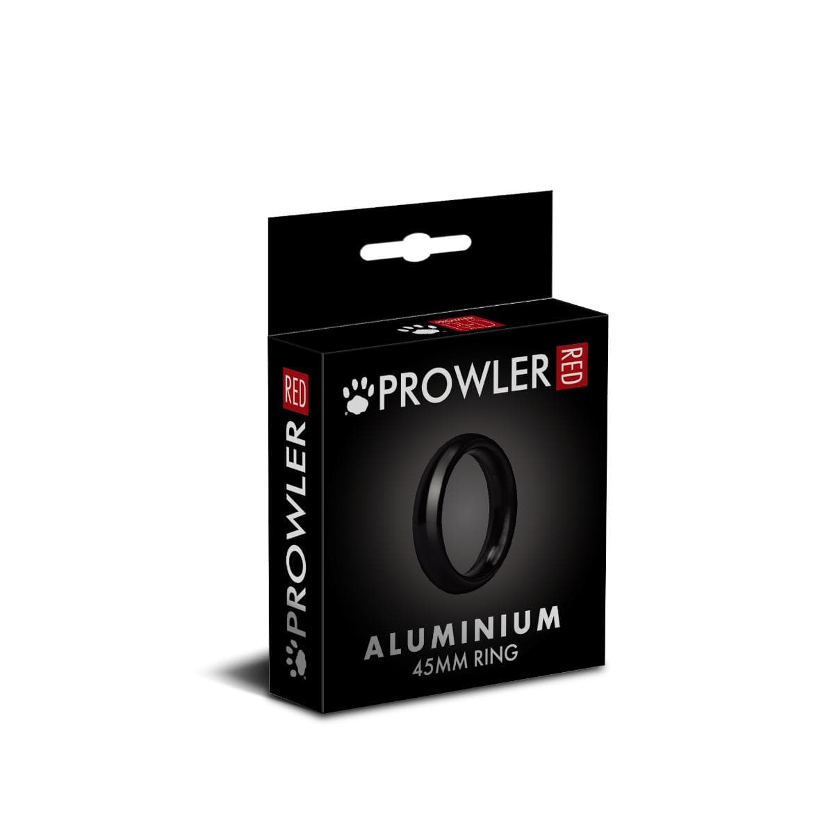 Prowler RED - Black Aluminium Cock Ring | Choice of 3 sizes 45mm prowler red - For Me To Love