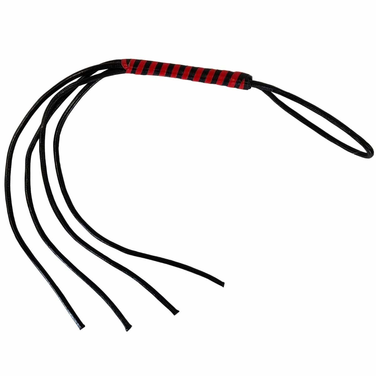Prowler RED - Heavy Duty 4 Tail Flogger | 29 inches Prowler Red - For Me To Love
