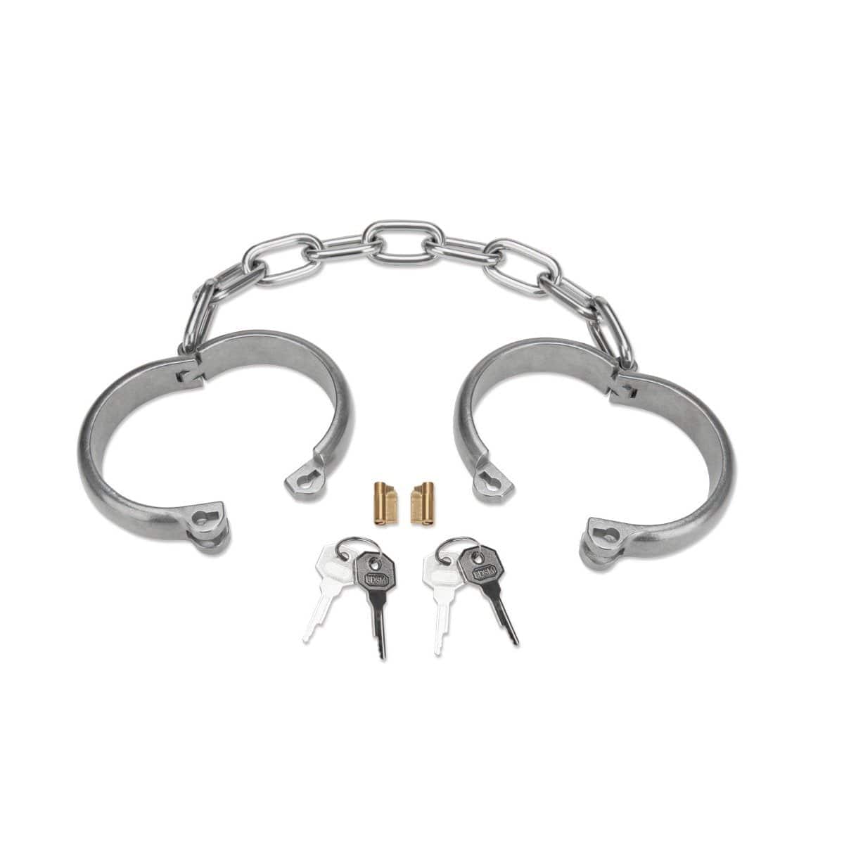 Prowler RED - Heavy Duty Stainless Steel Hand Cuffs Prowler Red - For Me To Love
