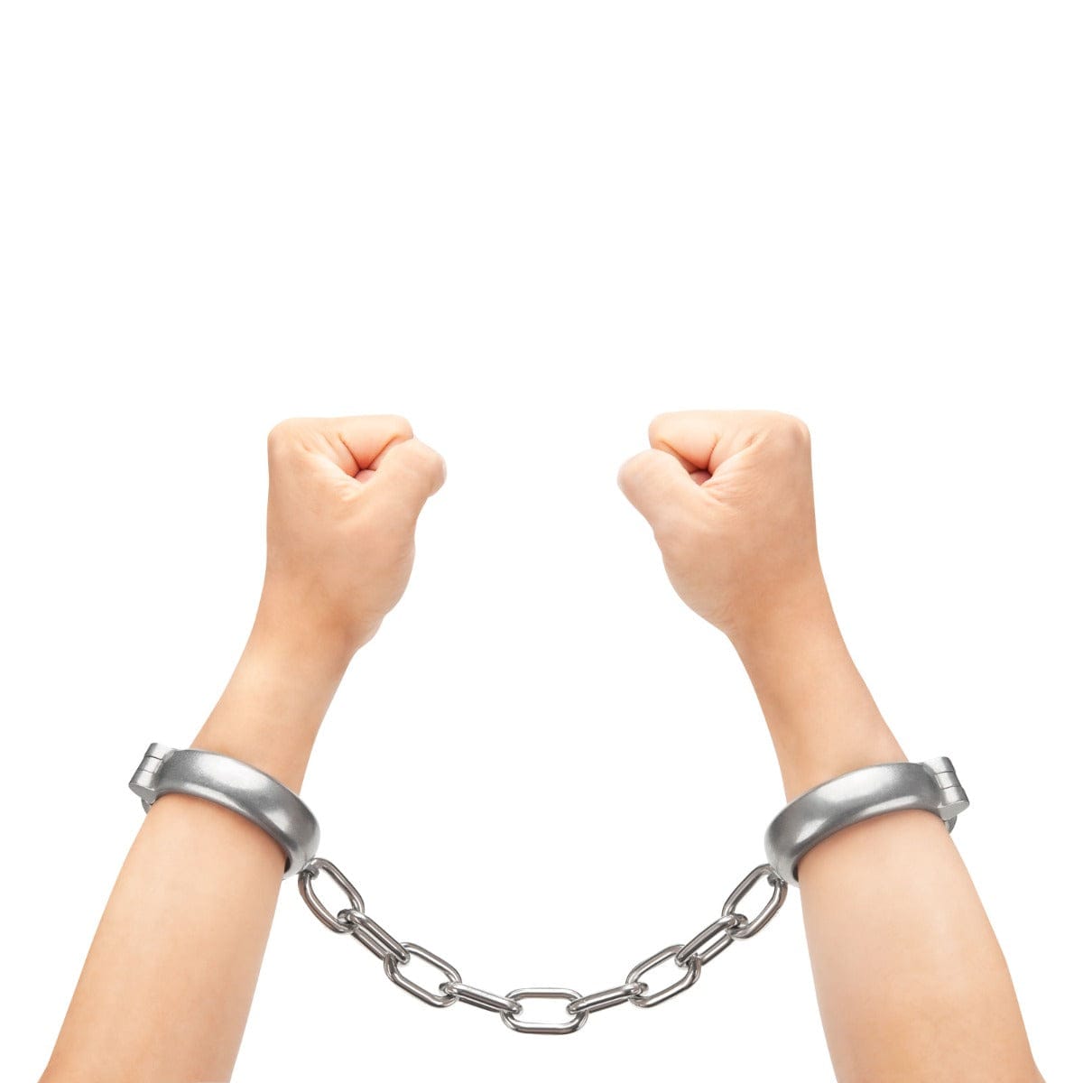 Prowler RED - Heavy Duty Stainless Steel Hand Cuffs Prowler Red - For Me To Love