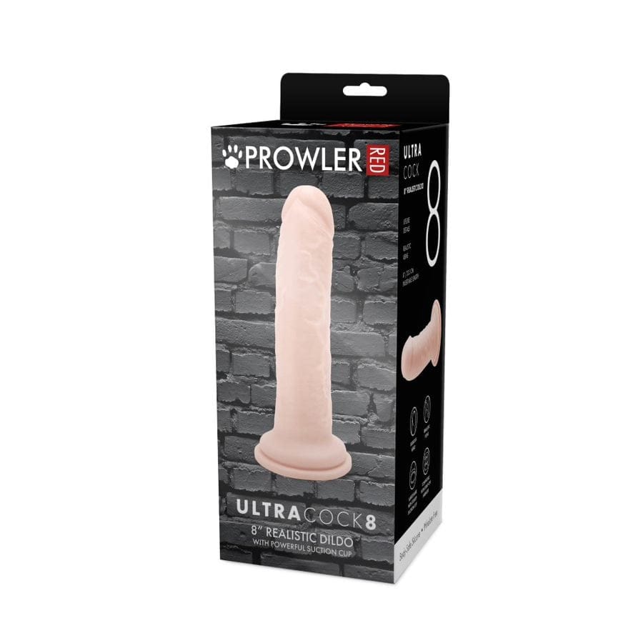 Prowler RED - Realistic Suction Cup Dildo | 8 inches Prowler Red - For Me To Love