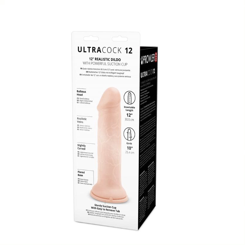 Prowler RED - Realistic Suction Cup Dildo | Girthy 12 inches prowler red - For Me To Love