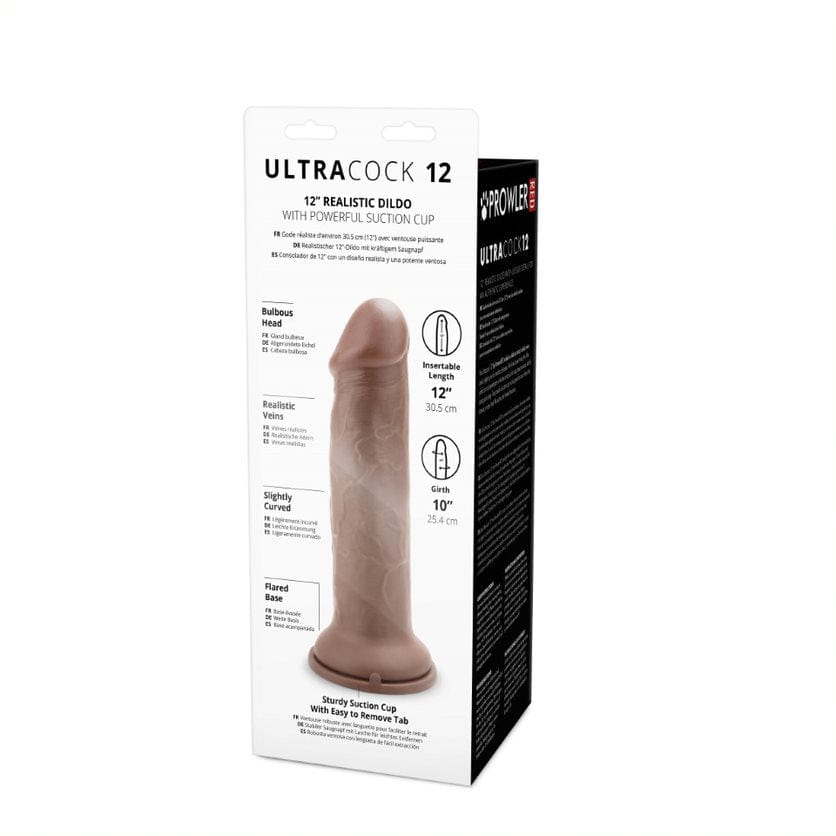 Prowler RED - Realistic Suction Cup Dildo | Girthy 12 inches prowler red - For Me To Love