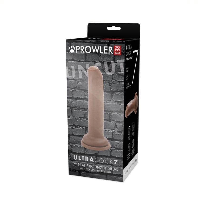 Prowler RED - Realistic Suction Cup Dildo | Uncut 7 inches prowler red - For Me To Love