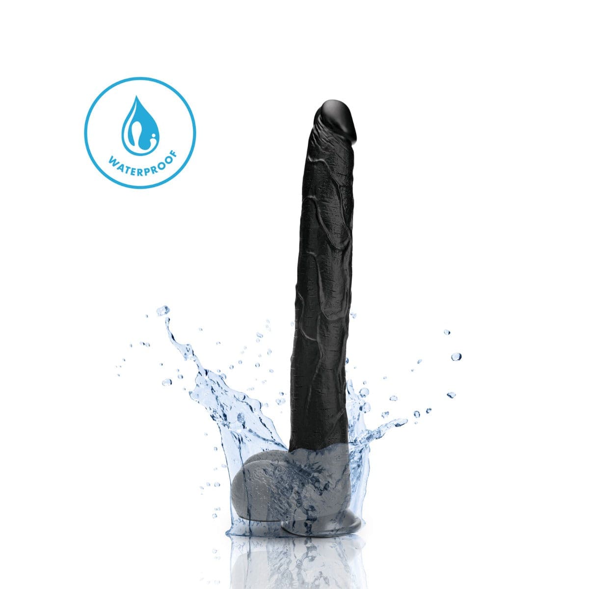 Prowler RED - The Destroyer Dildo with Suction Cup Base | Black 15 inches prowler red - For Me To Love