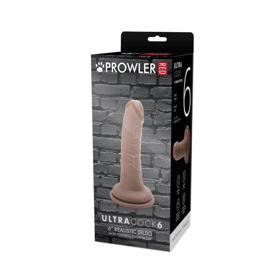 Prowler Red - Ultra Cock Caramel Dildo with Suction Cup Base | 6 inches Prowler Red - For Me To Love
