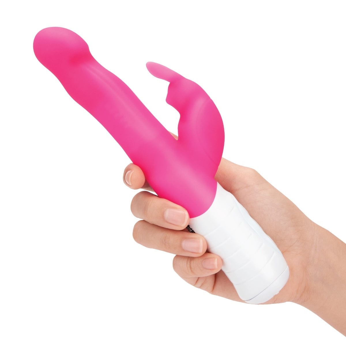 Rabbit Essential - Slim Shaft Rabbit Vibrator with Rotating Beads | Hot Pink Rabbit Essentials - For Me To Love