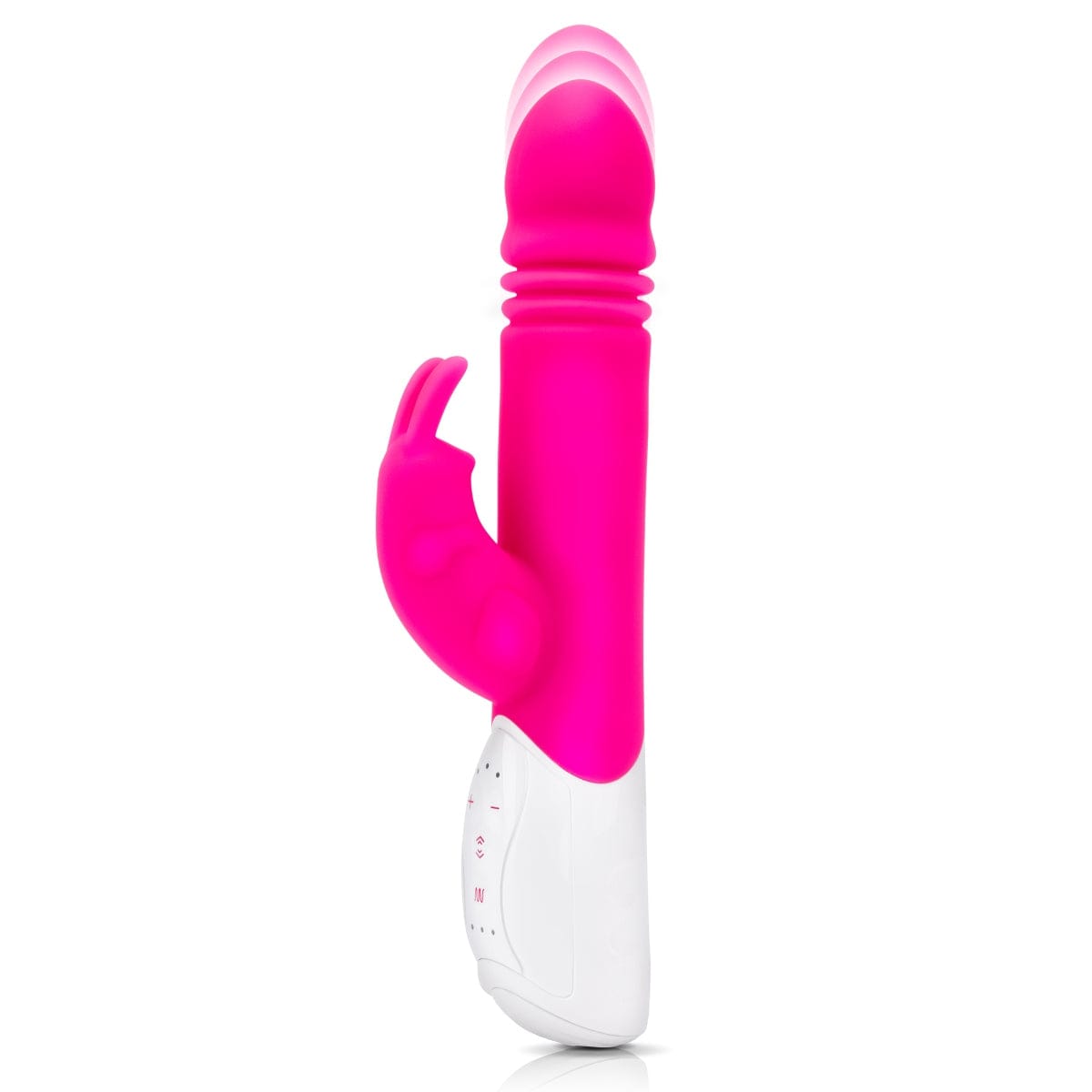 Rabbit Essentials - Rechargeable G Spot Thrusting Rabbit Vibrator | Hot Pink or Purple Rabbit Essentials - For Me To Love