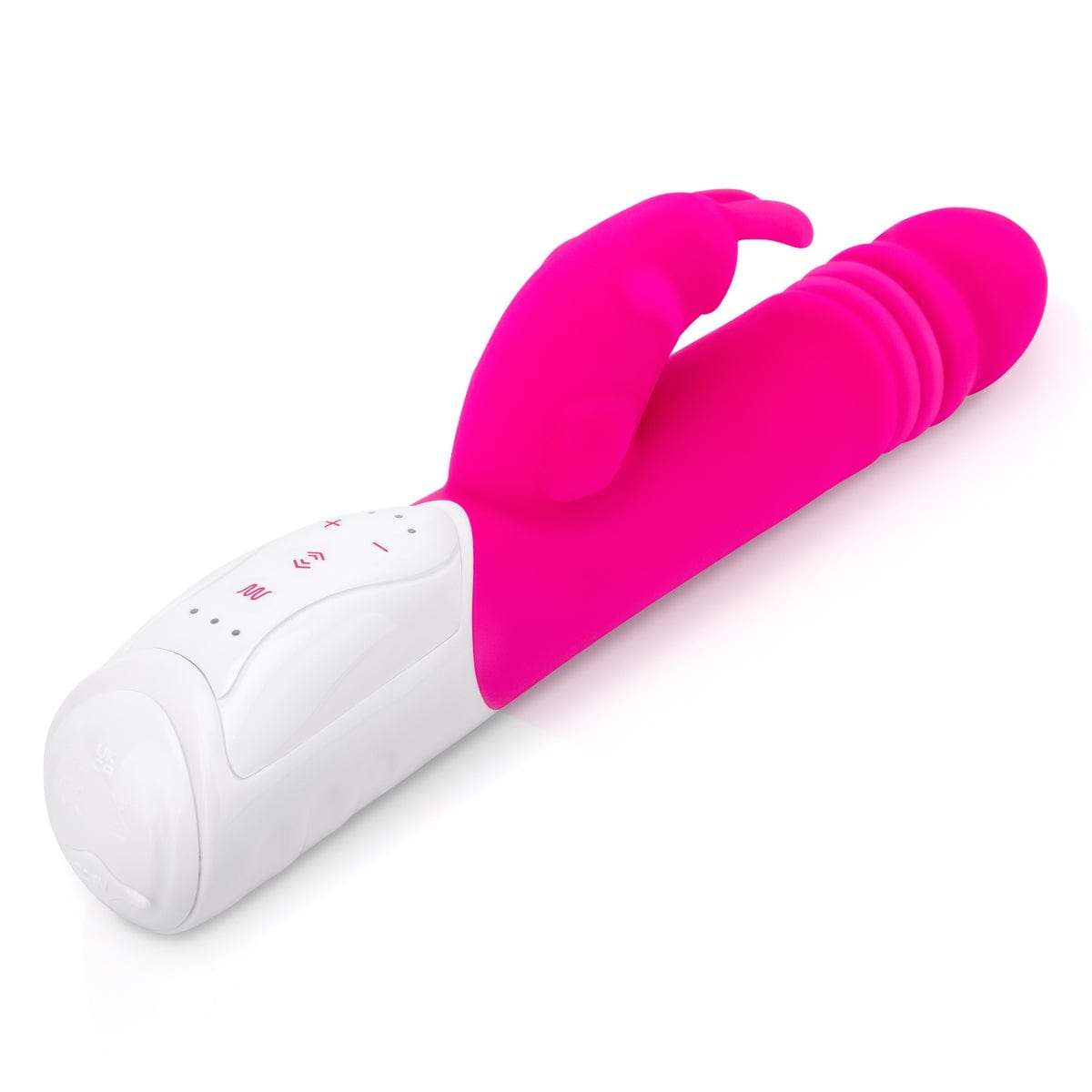 Rabbit Essentials - Rechargeable G Spot Thrusting Rabbit Vibrator | Hot Pink or Purple Rabbit Essentials - For Me To Love