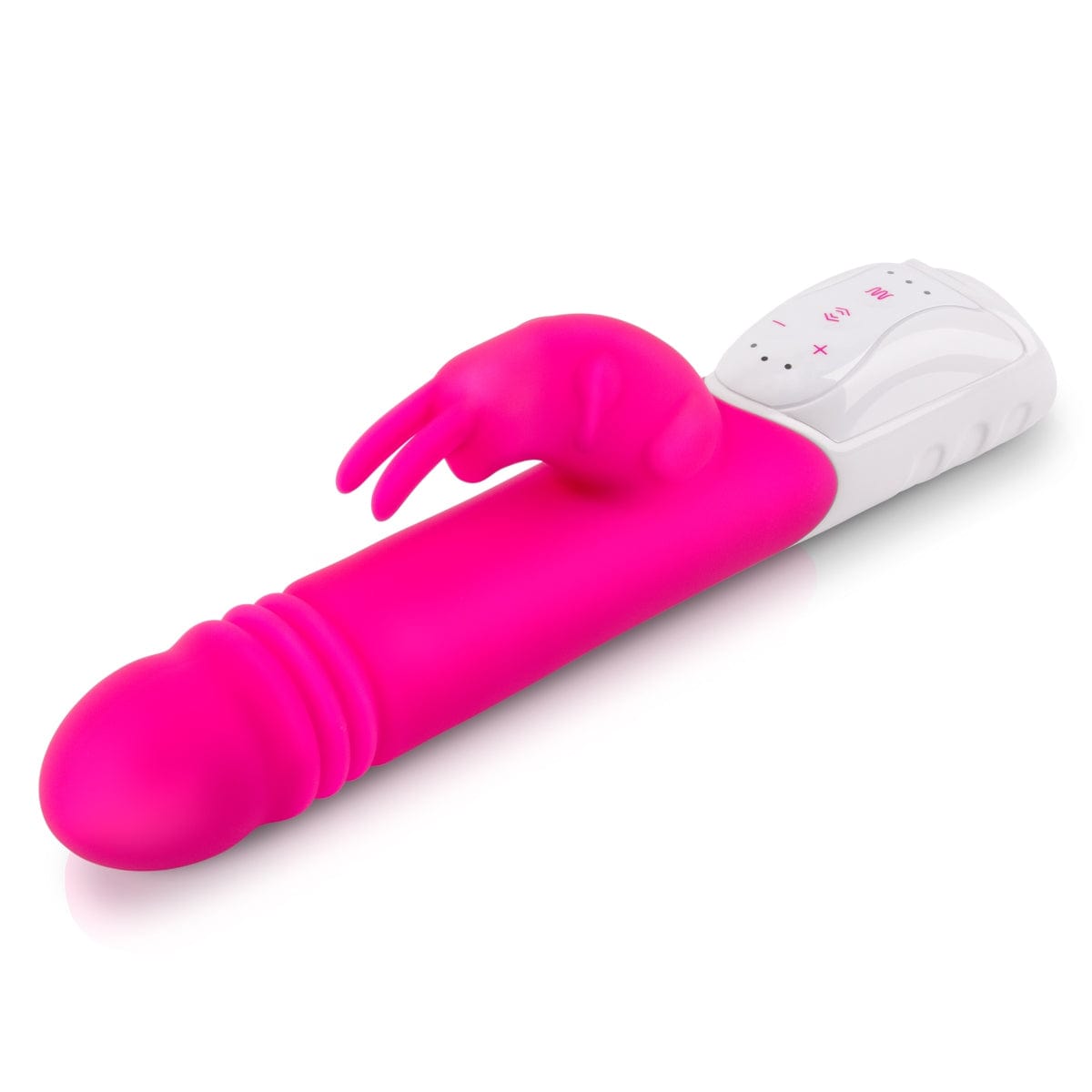 Rabbit Essentials - Rechargeable G Spot Thrusting Rabbit Vibrator | Hot Pink or Purple Rabbit Essentials - For Me To Love