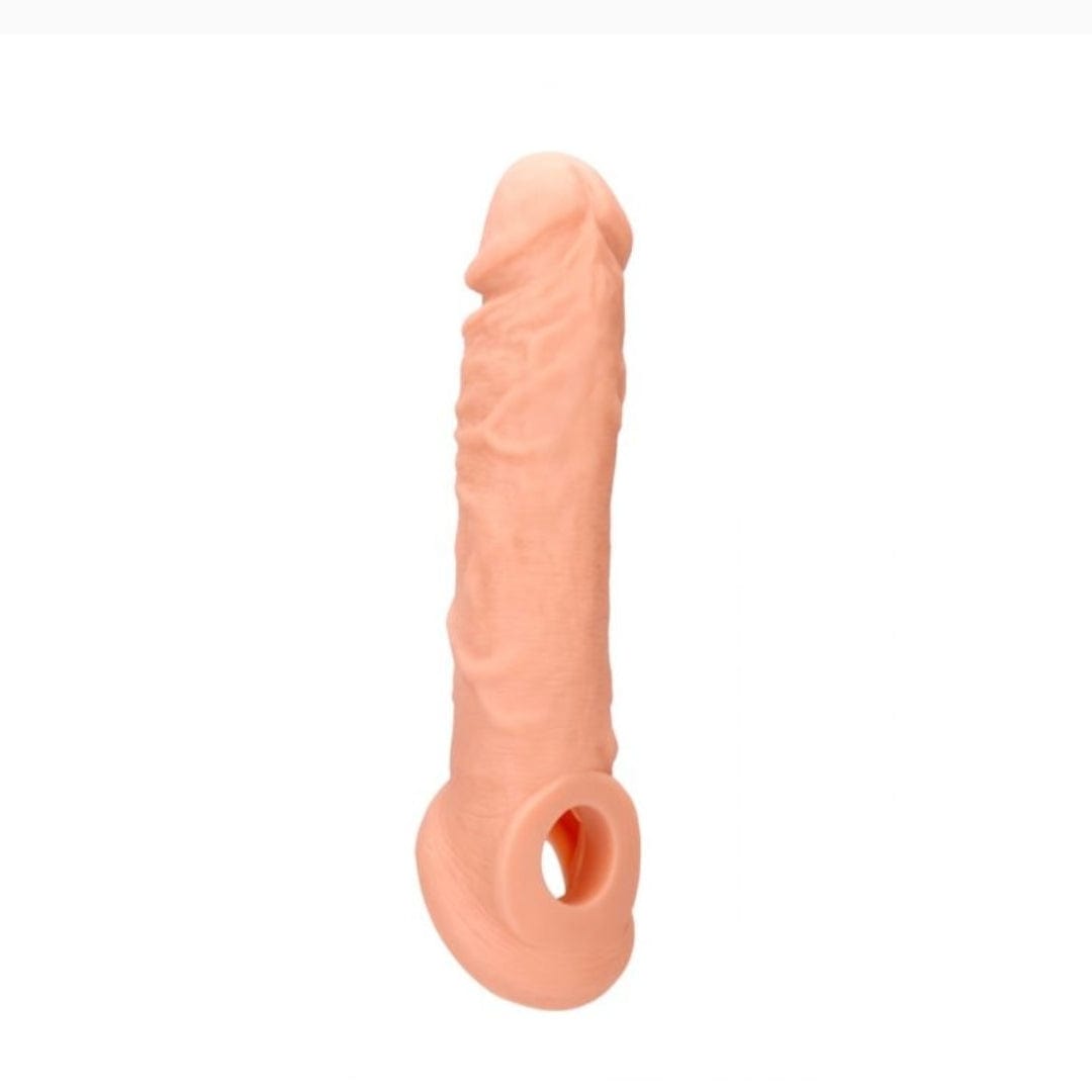 Real Rock Penis Sleeve 8" (Flesh) Real Rock - For Me To Love