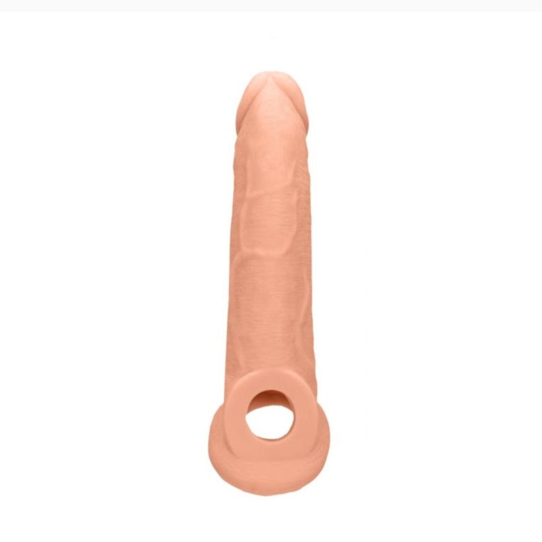 Real Rock Penis Sleeve 9" (Flesh) Real Rock - For Me To Love