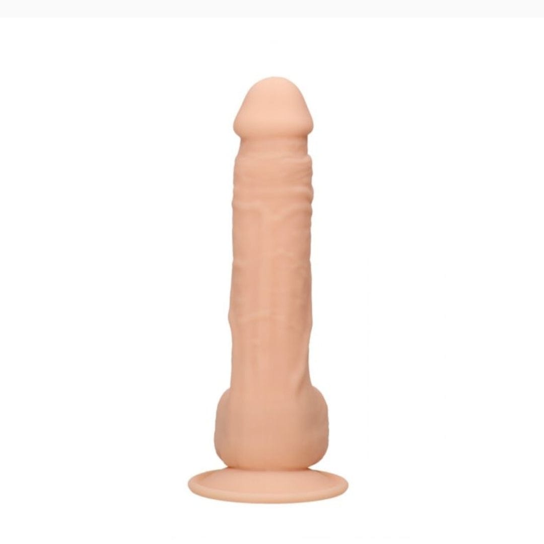 Real Rock Real Rock Silicone Dildo With Balls 9.5" (Flesh)