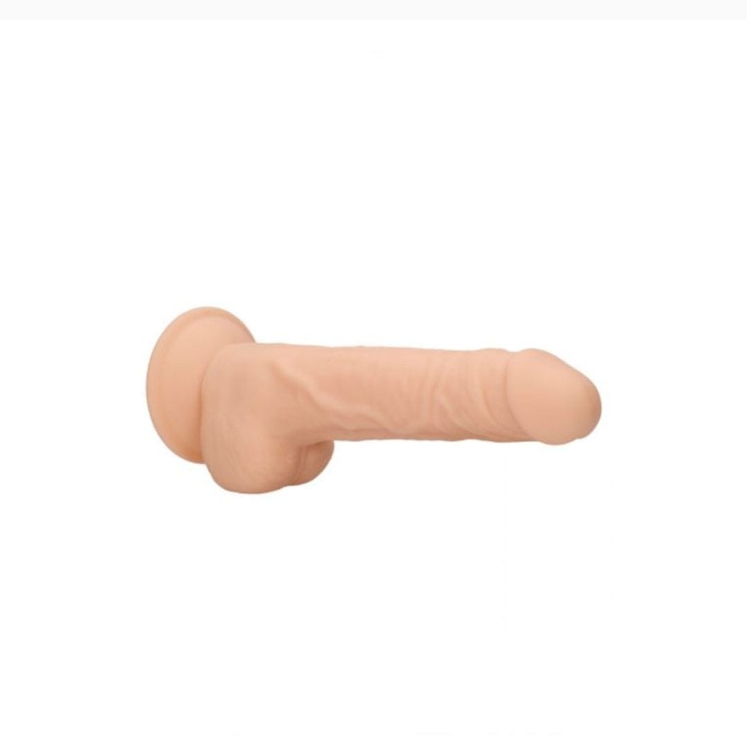 Real Rock Real Rock Silicone Dildo With Balls 9.5" (Flesh)