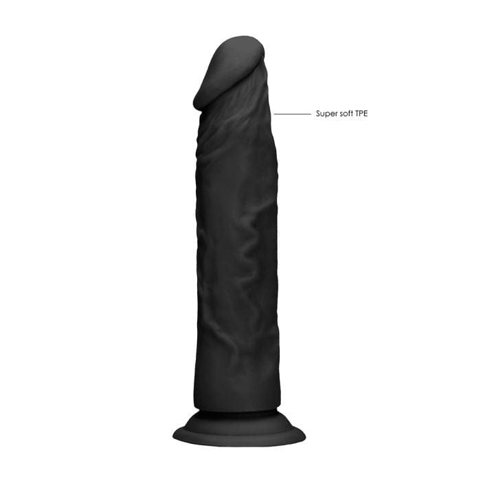 Real Rock - Realistic Dildo with Suction Cup Base | Black 7 inches Real Rock - For Me To Love