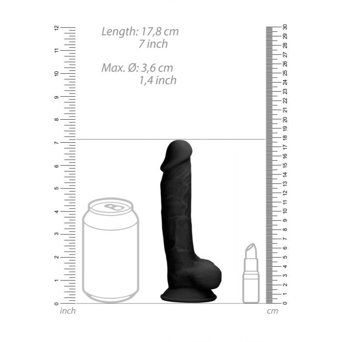 Real Rock - Realistic Silicone Dildo With Balls | 7 inches Real Rock - For Me To Love