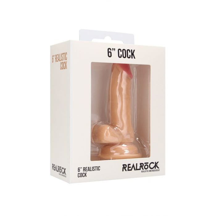 Real Rock - Realistic Suction Cup Dildo With Balls | 6 inches Real Rock - For Me To Love