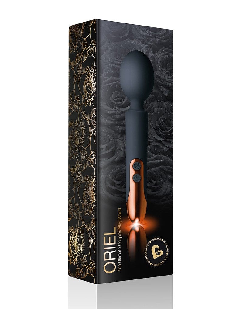 Rocks Off - Oriel Rechargeable Play Wand | Black/Copper Rocks off - For Me To Love