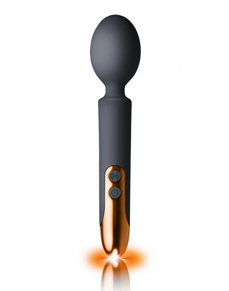 Rocks Off - Oriel Rechargeable Play Wand | Black/Copper Rocks off - For Me To Love
