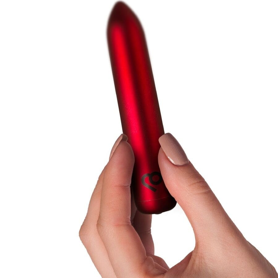 Rocks Off - Poppy Red USB Rechargeable Mini Bullet Vibe | 90mm Rocks off - For Me To Love
