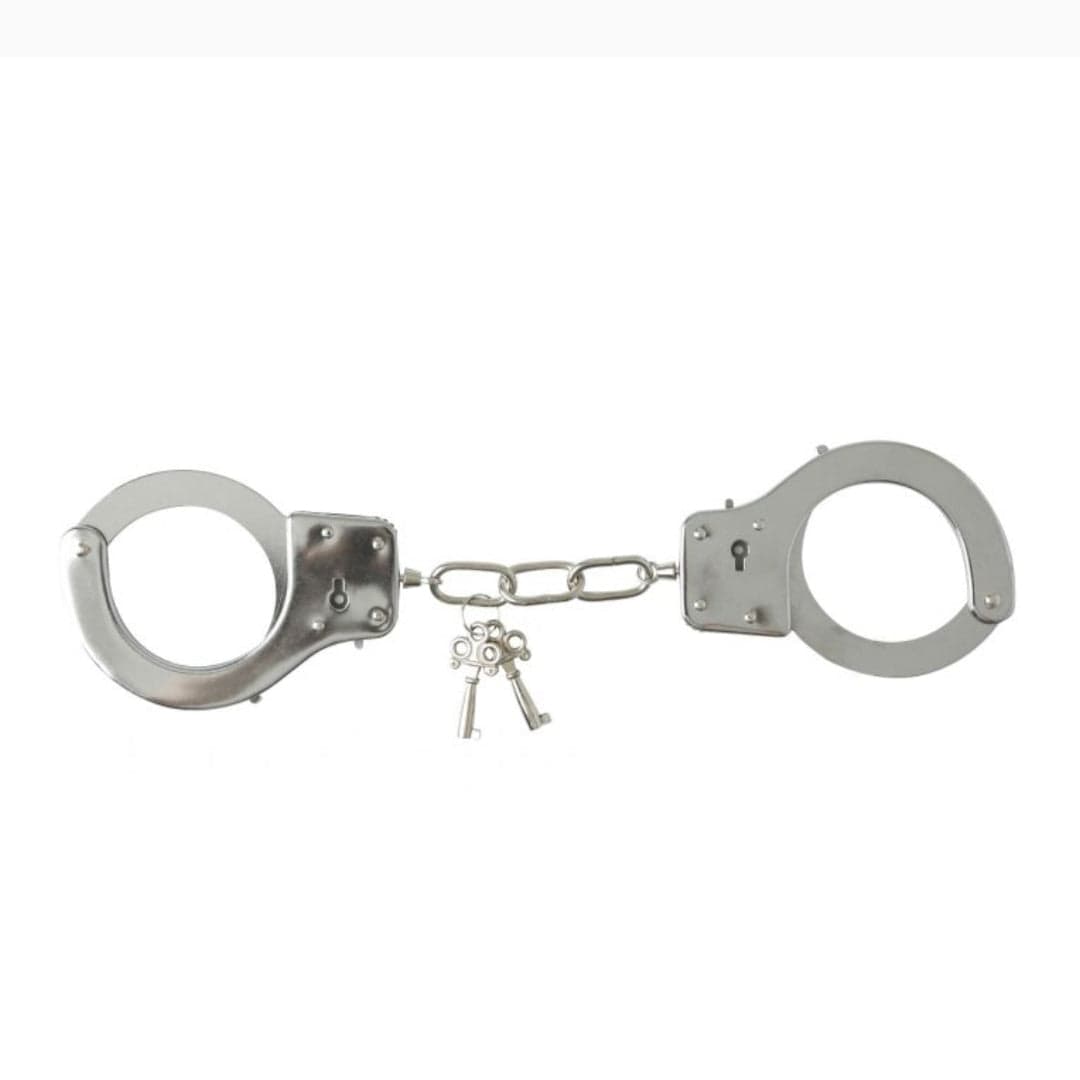 S&M Metal Handcuffs Sportsheets - For Me To Love